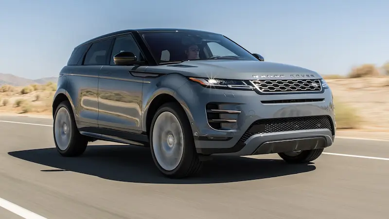 Range Rover Evoque SUV premium para alquiler en Bogotá