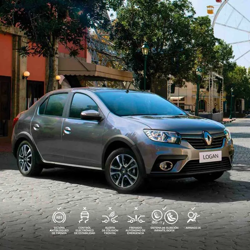 Renault Logan sedán para alquiler en Bogotá